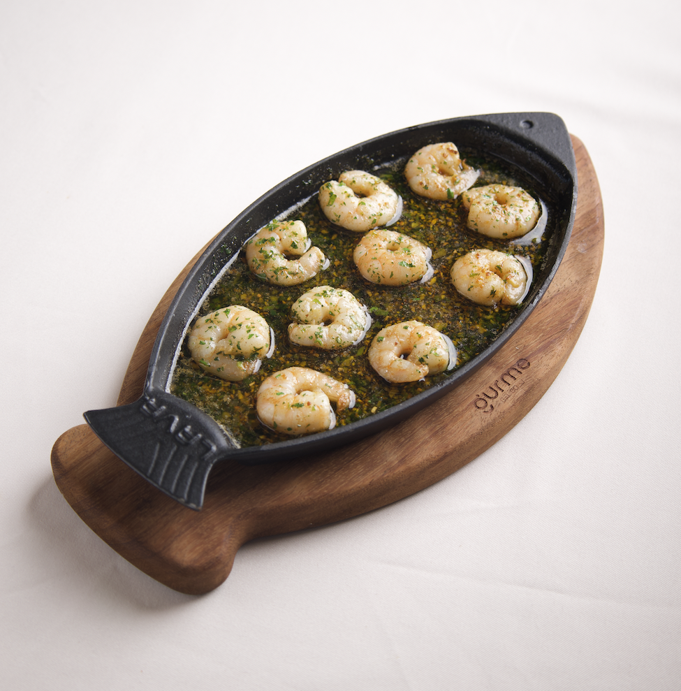 TEREYAĞLI SARIMSAKLI KARİDES GÜVEÇ